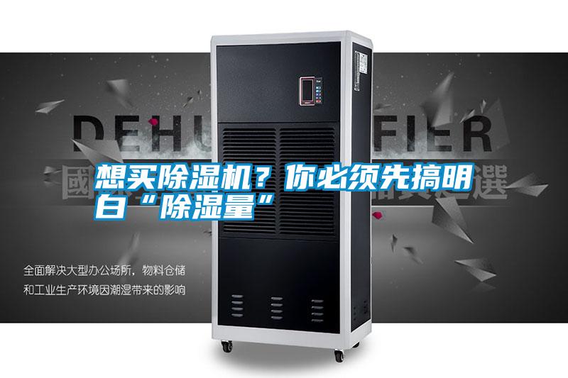 想買除濕機(jī)？你必須先搞明白“除濕量”