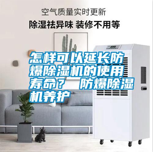 怎樣可以延長防爆除濕機(jī)的使用壽命？ 防爆除濕機(jī)養(yǎng)護(hù)