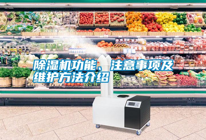 除濕機(jī)功能、注意事項(xiàng)及維護(hù)方法介紹