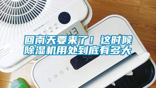回南天要來了！這時候除濕機用處到底有多大