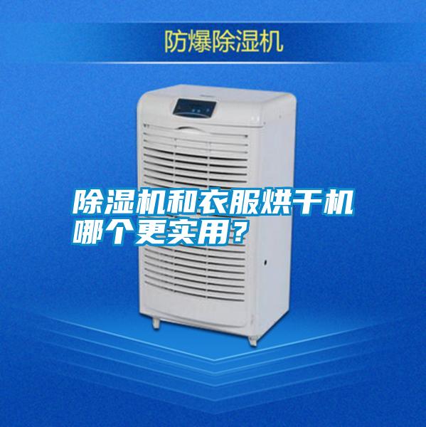 除濕機(jī)和衣服烘干機(jī)哪個更實用？