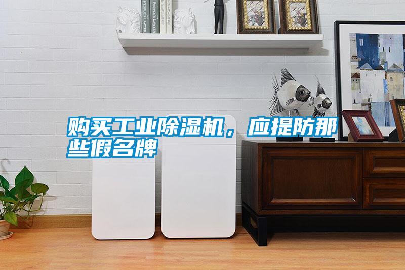 購買工業(yè)除濕機，應提防那些假名牌