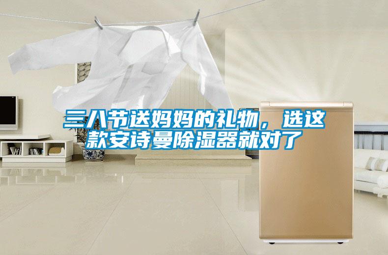 三八節(jié)送媽媽的禮物，選這款安詩曼除濕器就對了