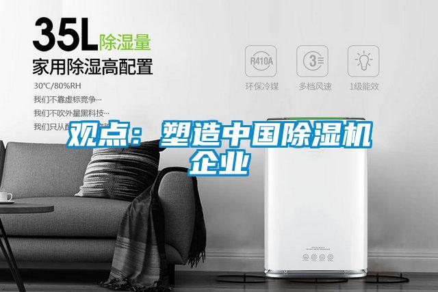 觀點：塑造中國除濕機(jī)企業(yè)