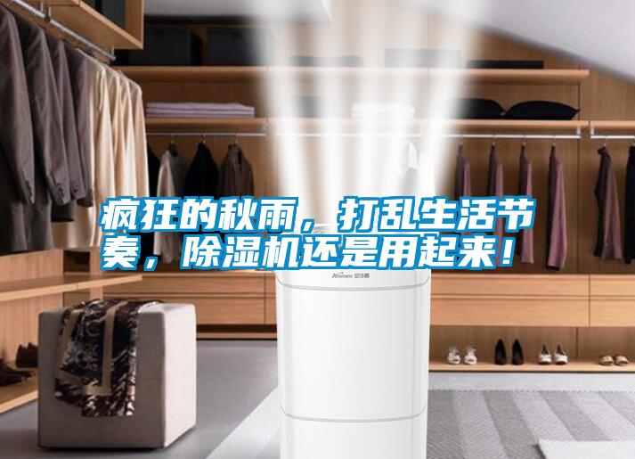 瘋狂的秋雨，打亂生活節(jié)奏，除濕機還是用起來！