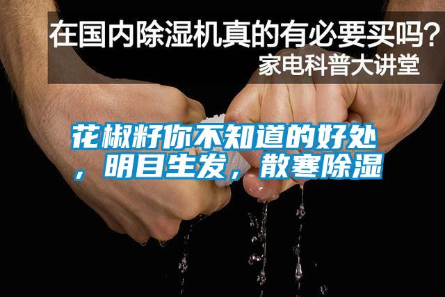 花椒籽你不知道的好處，明目生發(fā)，散寒除濕