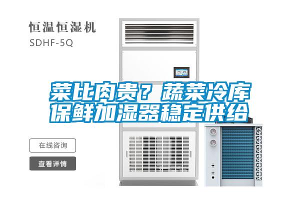 菜比肉貴？蔬菜冷庫(kù)保鮮加濕器穩(wěn)定供給