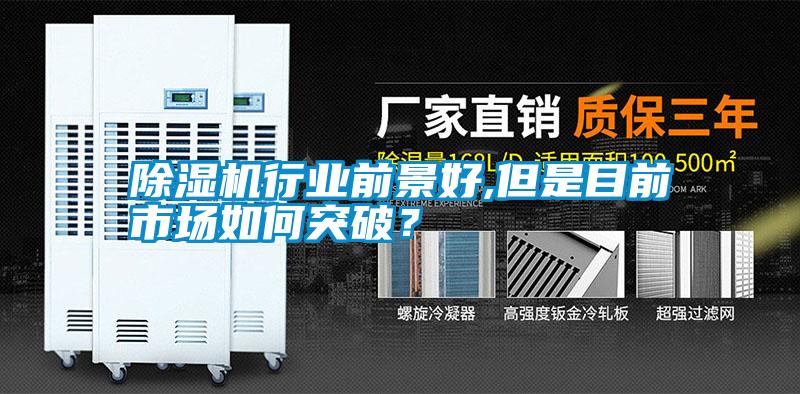 除濕機行業(yè)前景好,但是目前市場如何突破？
