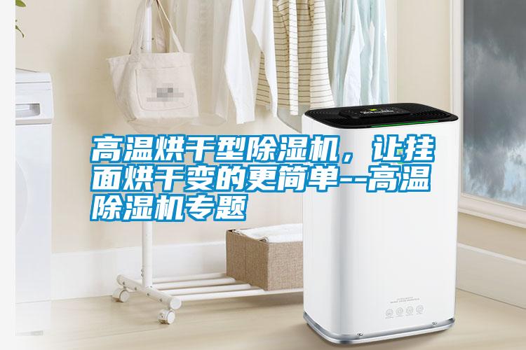高溫烘干型除濕機(jī)，讓掛面烘干變的更簡單--高溫除濕機(jī)專題