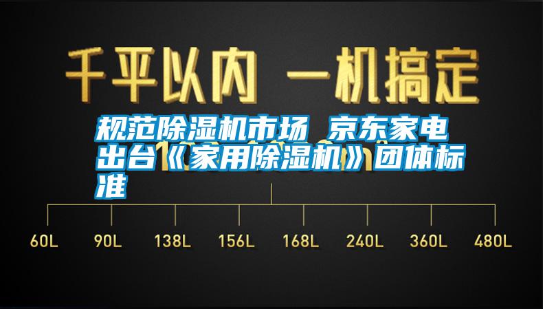 規(guī)范除濕機(jī)市場 京東家電出臺(tái)《家用除濕機(jī)》團(tuán)體標(biāo)準(zhǔn)