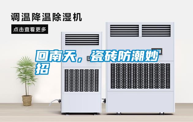 回南天，瓷磚防潮妙招