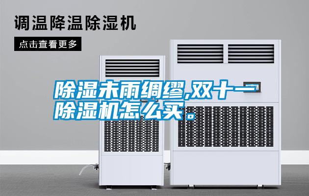 除濕未雨綢繆,雙十一除濕機怎么買。