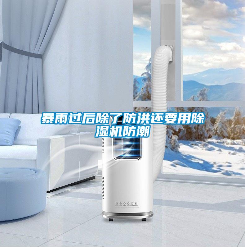 暴雨過后除了防洪還要用除濕機(jī)防潮