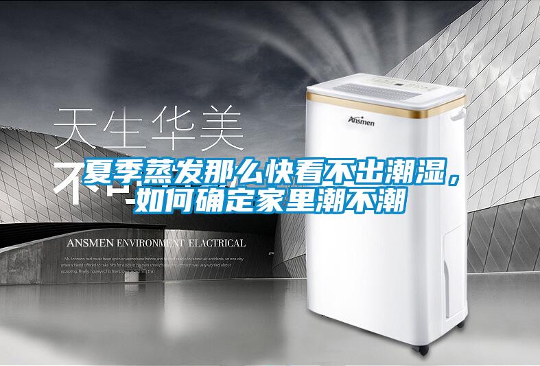 夏季蒸發(fā)那么快看不出潮濕，如何確定家里潮不潮