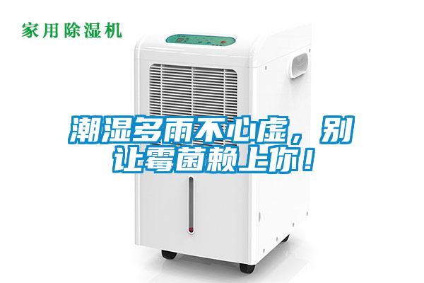 潮濕多雨不心虛，別讓霉菌賴上你！