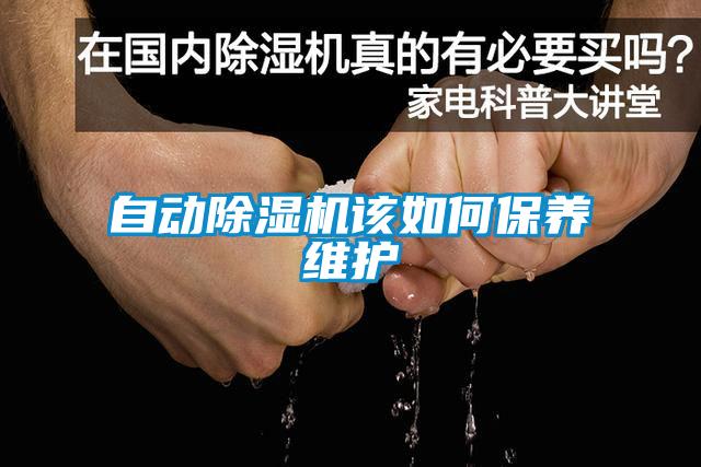 自動除濕機該如何保養(yǎng)維護(hù)