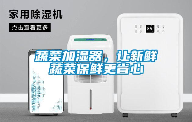 蔬菜加濕器，讓新鮮蔬菜保鮮更省心