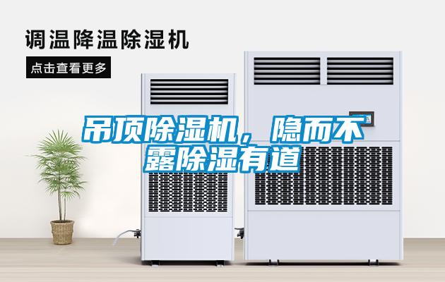 吊頂除濕機(jī)，隱而不露除濕有道