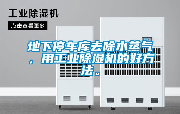 地下停車庫去除水蒸氣，用工業(yè)除濕機的好方法。