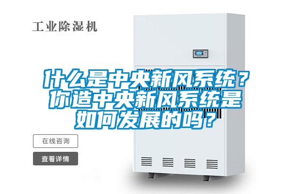 什么是中央新風(fēng)系統(tǒng)？你造中央新風(fēng)系統(tǒng)是如何發(fā)展的嗎？
