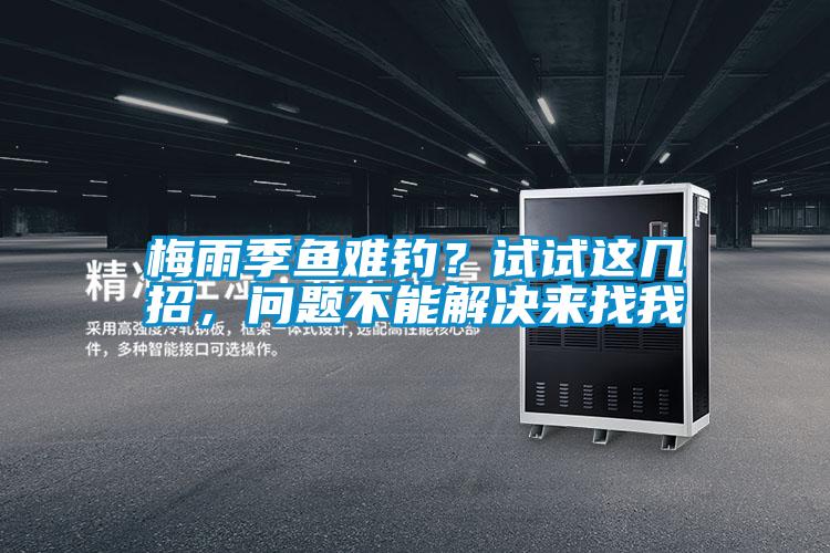 梅雨季魚難釣？試試這幾招，問題不能解決來找我