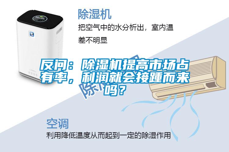 反問：除濕機(jī)提高市場(chǎng)占有率，利潤(rùn)就會(huì)接踵而來(lái)嗎？
