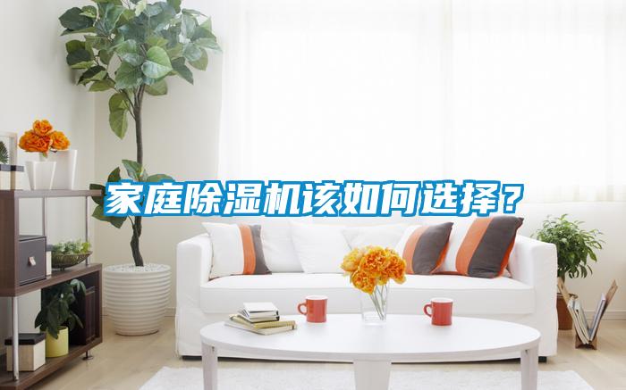 家庭除濕機(jī)該如何選擇？