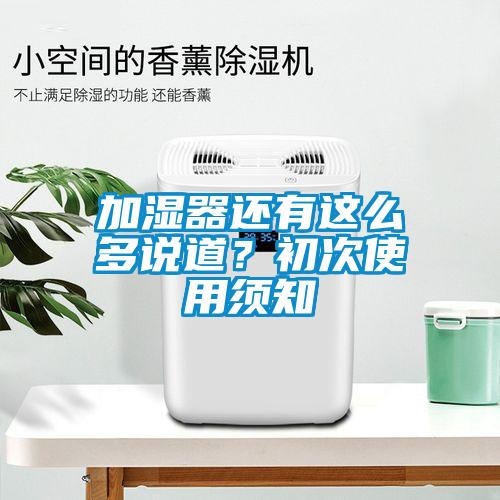加濕器還有這么多說道？初次使用須知