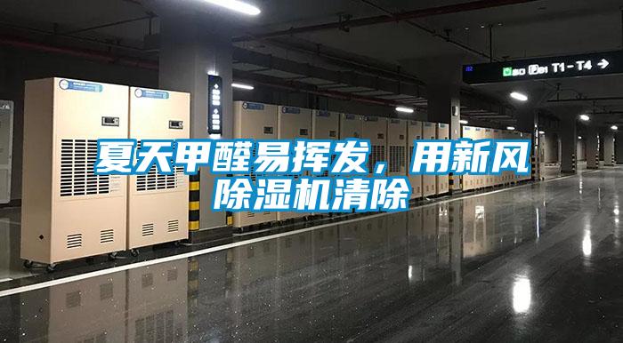 夏天甲醛易揮發(fā)，用新風(fēng)除濕機清除