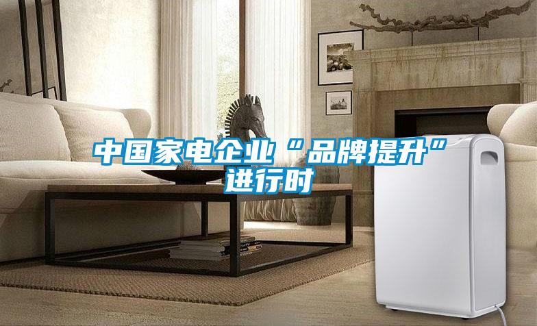 中國家電企業(yè)“品牌提升”進(jìn)行時