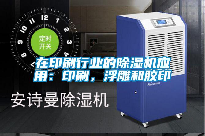 在印刷行業(yè)的除濕機(jī)應(yīng)用：印刷，浮雕和膠印