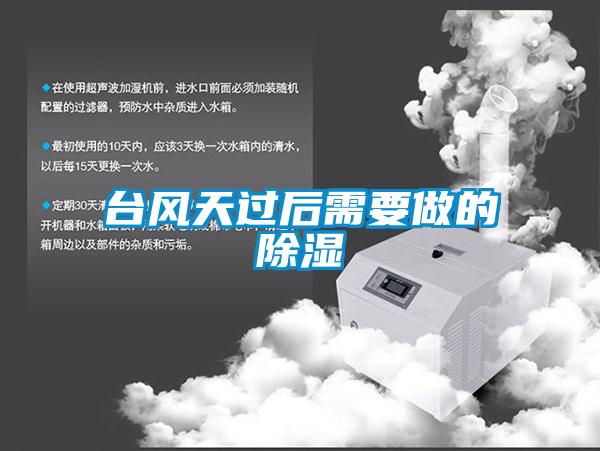 臺(tái)風(fēng)天過后需要做的除濕