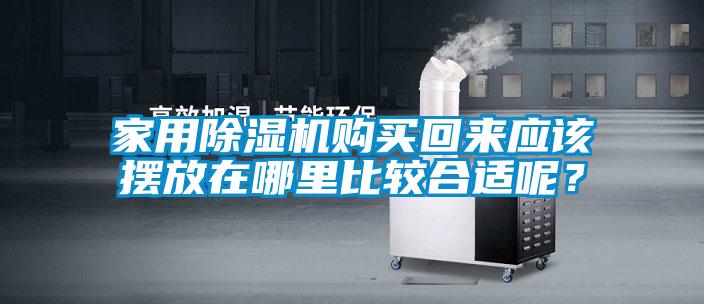 家用除濕機(jī)購(gòu)買(mǎi)回來(lái)應(yīng)該擺放在哪里比較合適呢？