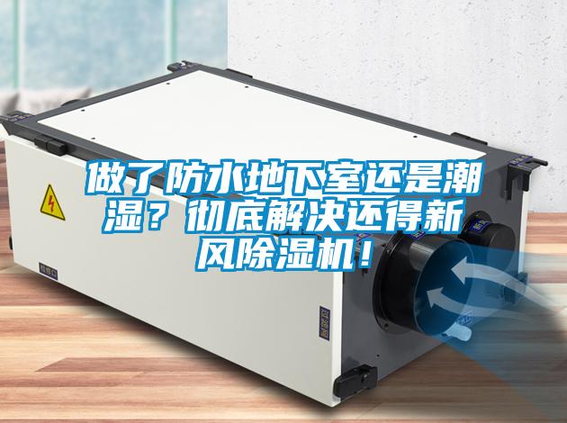 做了防水地下室還是潮濕？徹底解決還得新風除濕機！