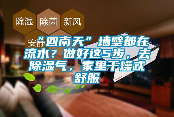 “回南天”墻壁都在流水？做好這5步，去除濕氣，家里干燥忒舒服