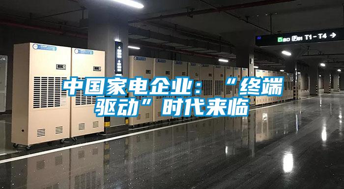 中國家電企業(yè)：“終端驅動”時代來臨