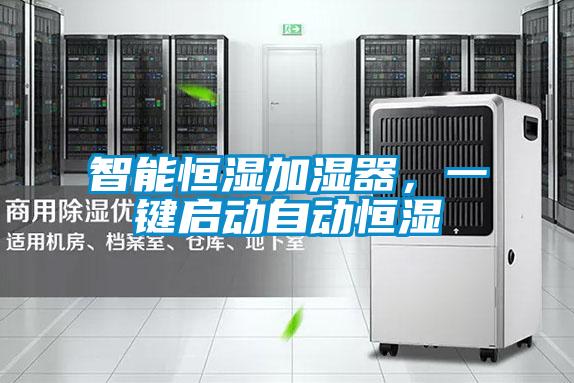 智能恒濕加濕器，一鍵啟動自動恒濕