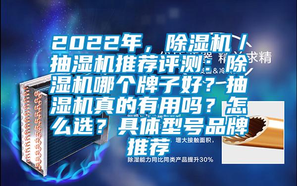2022年，除濕機／抽濕機推薦評測：除濕機哪個牌子好？抽濕機真的有用嗎？怎么選？具體型號品牌推薦