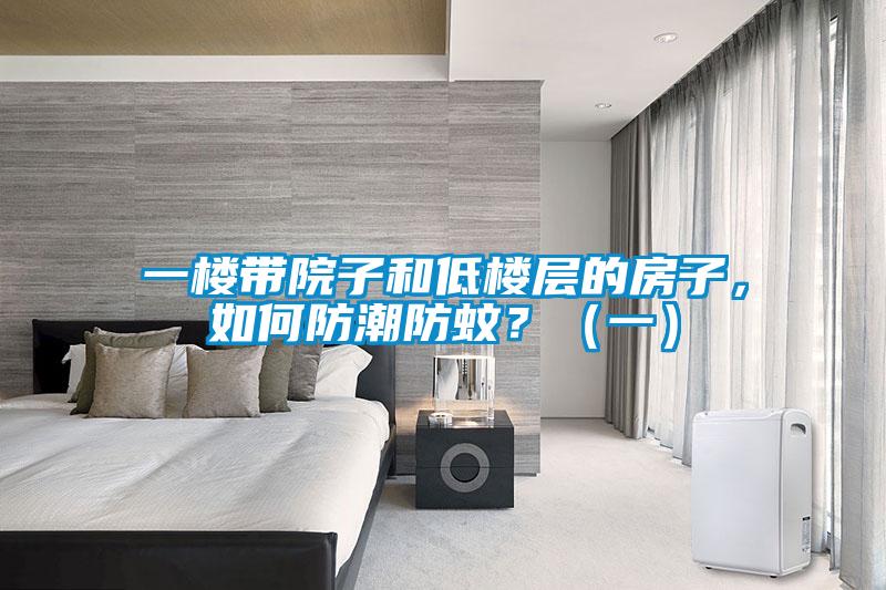 一樓帶院子和低樓層的房子，如何防潮防蚊？（一）