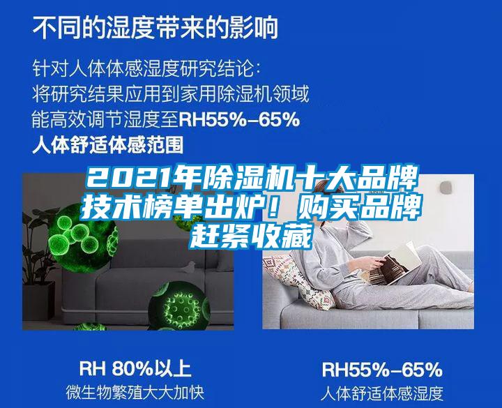 2021年除濕機十大品牌技術榜單出爐！購買品牌趕緊收藏