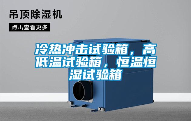 冷熱沖擊試驗箱，高低溫試驗箱，恒溫恒濕試驗箱
