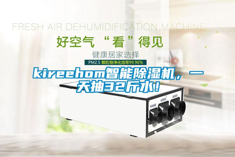 kireehom智能除濕機(jī)，一天抽32斤水！