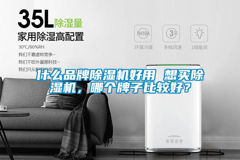什么品牌除濕機好用 想買除濕機，哪個牌子比較好？