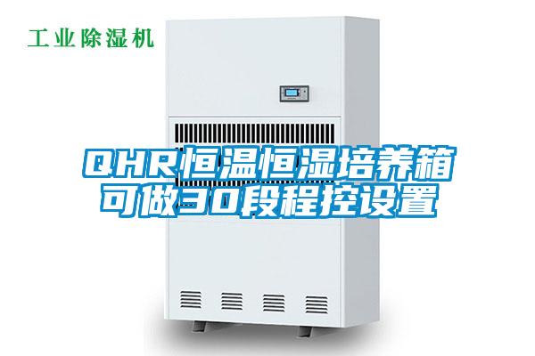 QHR恒溫恒濕培養(yǎng)箱可做30段程控設置