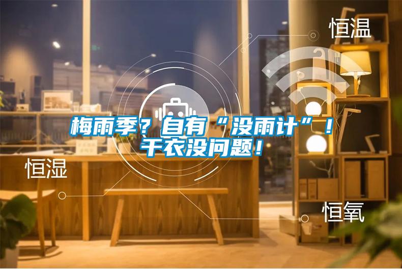 梅雨季？自有“沒雨計(jì)”！干衣沒問題！