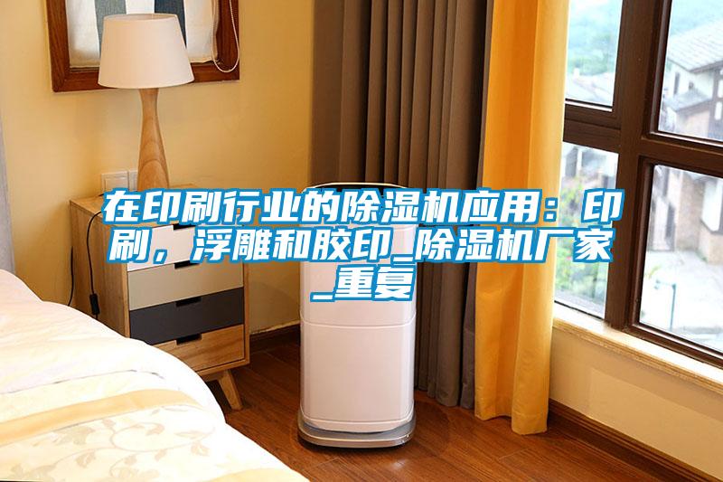 在印刷行業(yè)的除濕機(jī)應(yīng)用：印刷，浮雕和膠印_除濕機(jī)廠家_重復(fù)