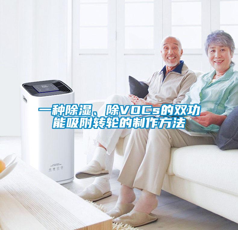 一種除濕、除VOCs的雙功能吸附轉(zhuǎn)輪的制作方法