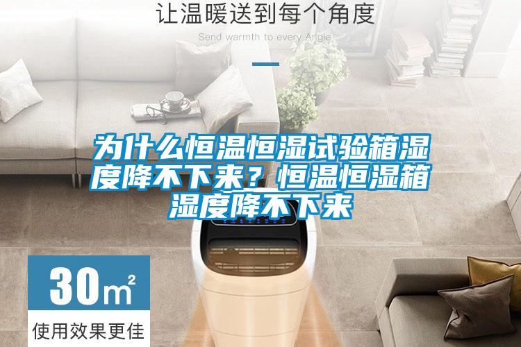為什么恒溫恒濕試驗(yàn)箱濕度降不下來(lái)？恒溫恒濕箱濕度降不下來(lái)