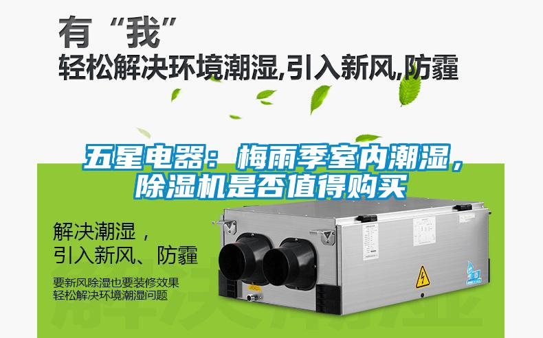 五星電器：梅雨季室內(nèi)潮濕，除濕機是否值得購買