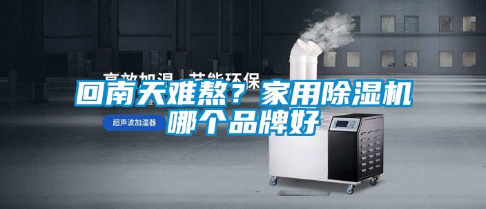 回南天難熬？家用除濕機(jī)哪個(gè)品牌好